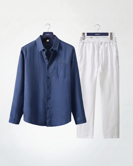 Belluno Rivièra Set - Navy/White
