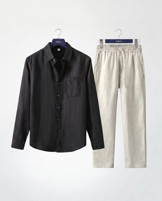 Belluno Rivièra Set - Black/Beige