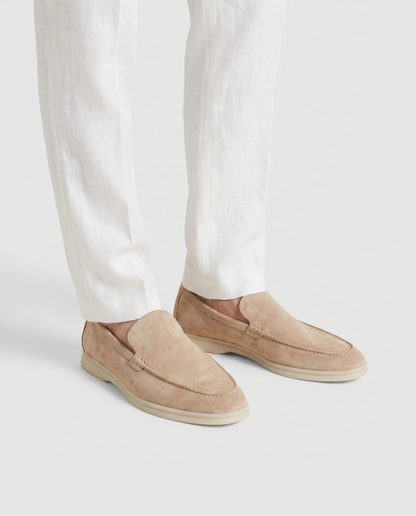 Belluno Suede Loafers - Brown