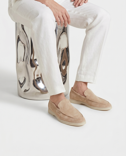 Belluno Suede Loafers - Brown