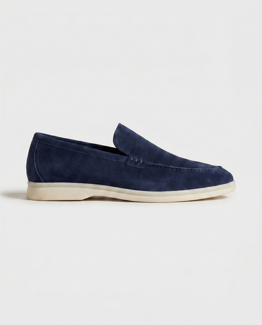 Belluno Suede Loafers - Navy