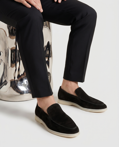 Belluno Suede Loafers - Brown
