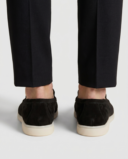 Belluno Suede Loafers - Brown