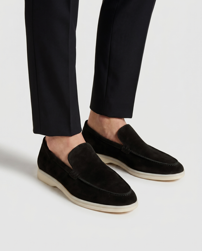 Belluno Suede Loafers - Brown
