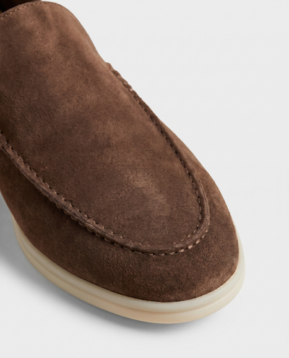 Belluno Suede Loafers - Brown