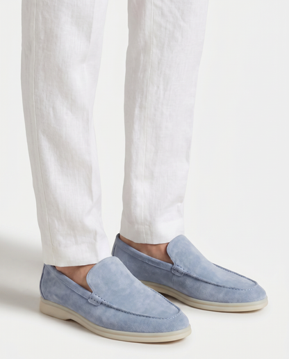 Belluno Suede Loafers - Brown