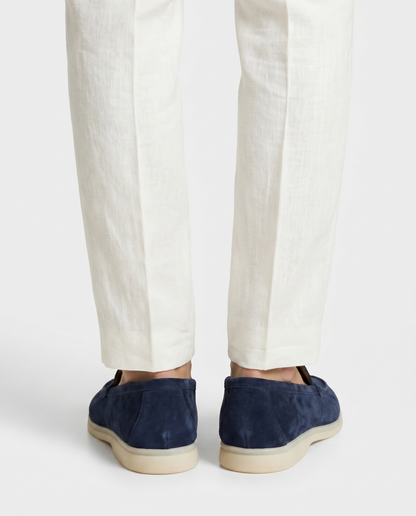 Belluno Suede Loafers - Brown