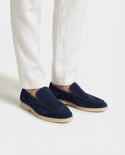 Belluno Suede Loafers - Brown