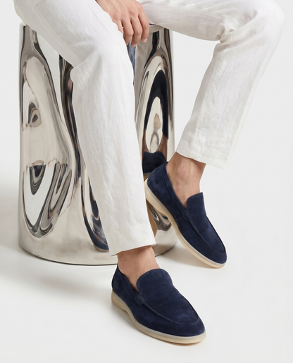 Belluno Suede Loafers - Brown